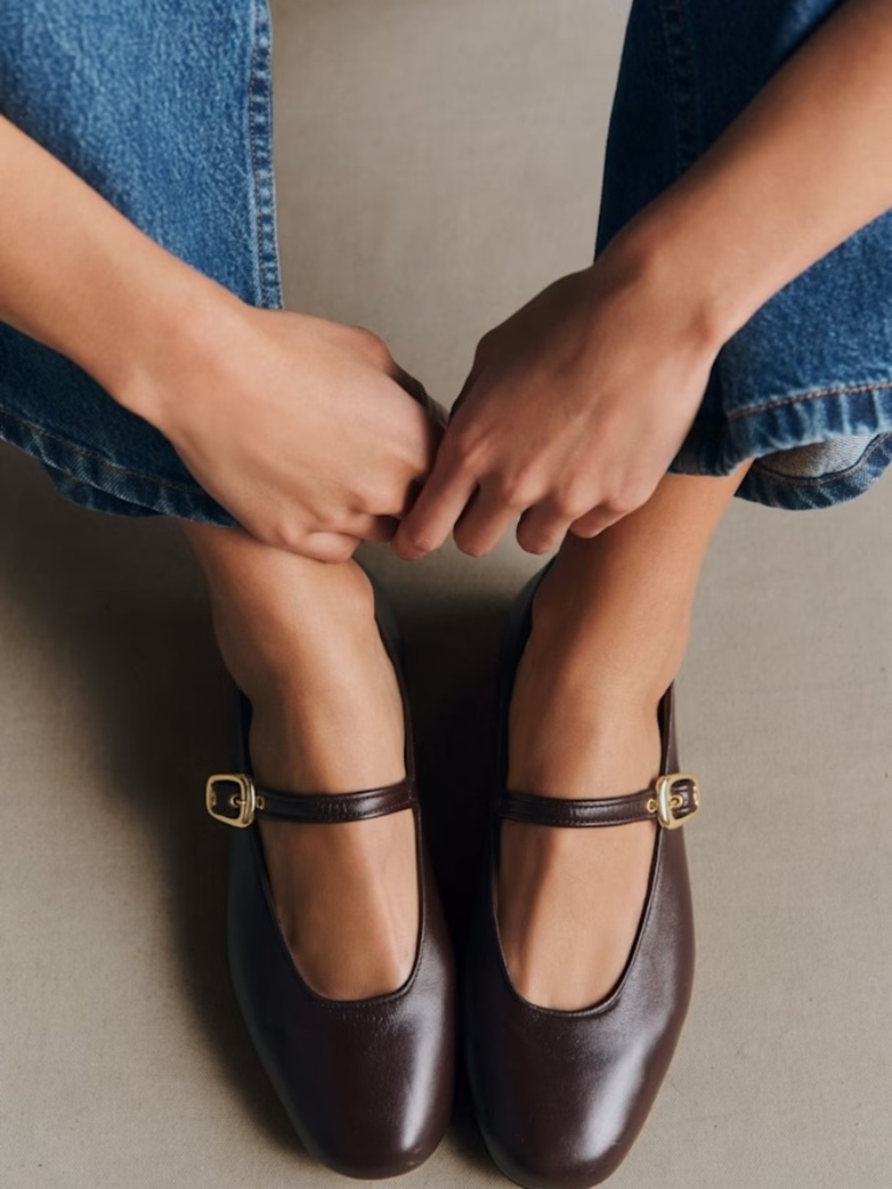 ISO!!! Sezane Valentin Low Ballet Flats in Smooth Chocolate, Size US 6/7